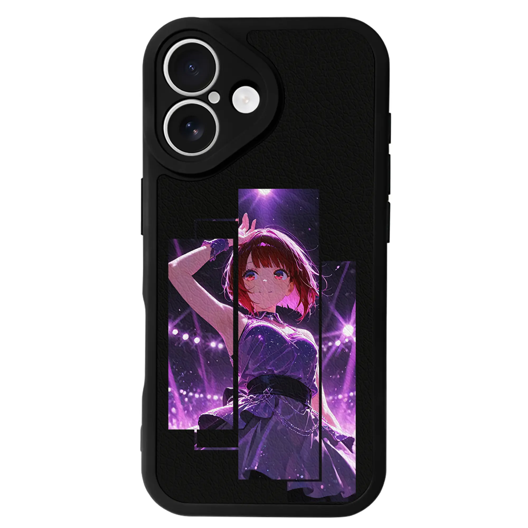 推しの子 グッズ,有馬かな - IPhone 16シリーズ対応 ・ シリコンスマホケース ・ レザー調 ・ 高精度フィット ・ 耐衝撃 ・ ワイヤレス充電対応 ・ 精密カット